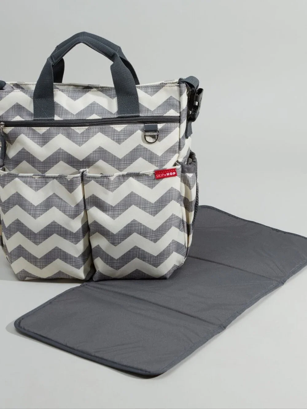Skip Hop Diaper With Changing Pad Chevron Pattern